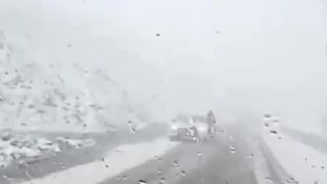 Mayıs ortasında kar esareti