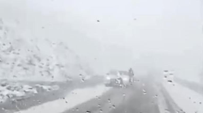 Mayıs ortasında kar esareti
