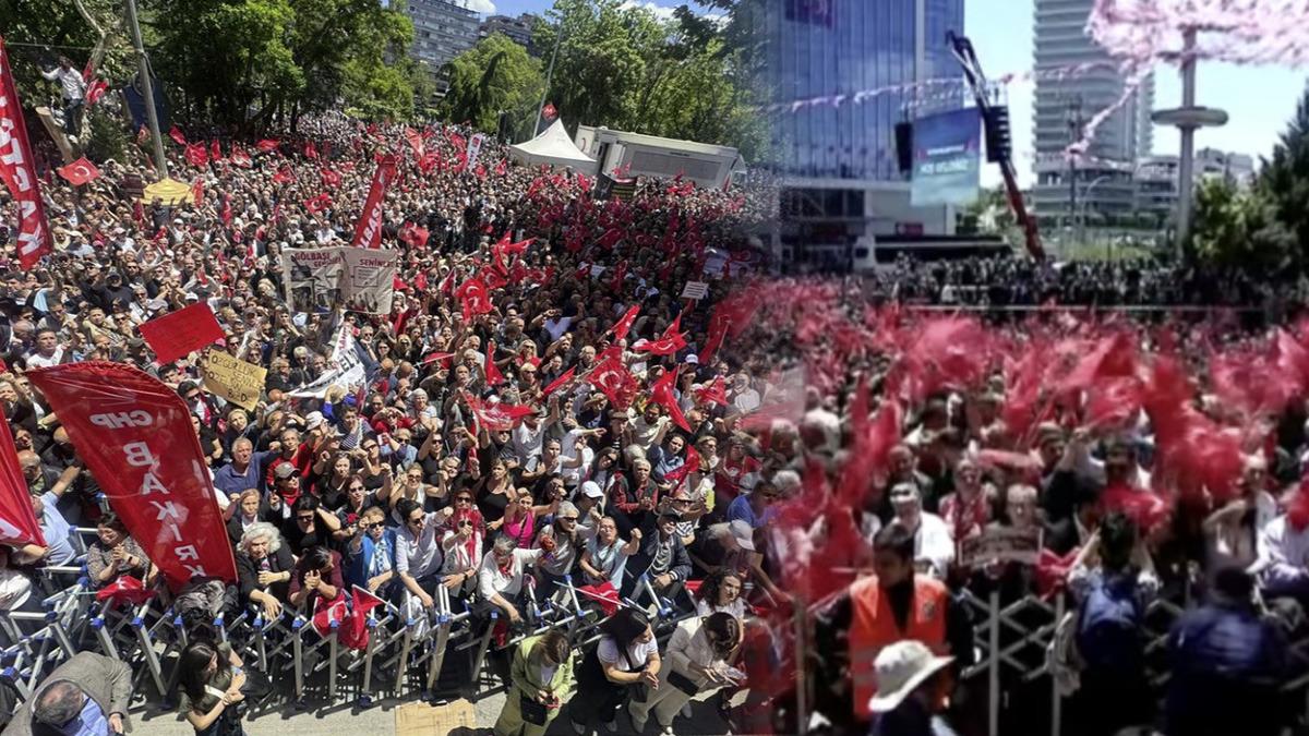 CHP'de iki farklı bayramlaşma!