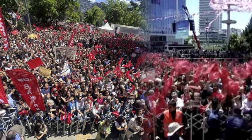 CHP'de iki farklı bayramlaşma! 