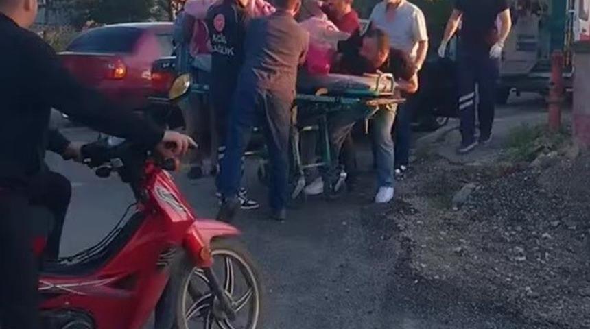 G&ouml;ğ&uuml;s ağrısıyla yola &ccedil;ıktı, ambulansla hayata tutundu