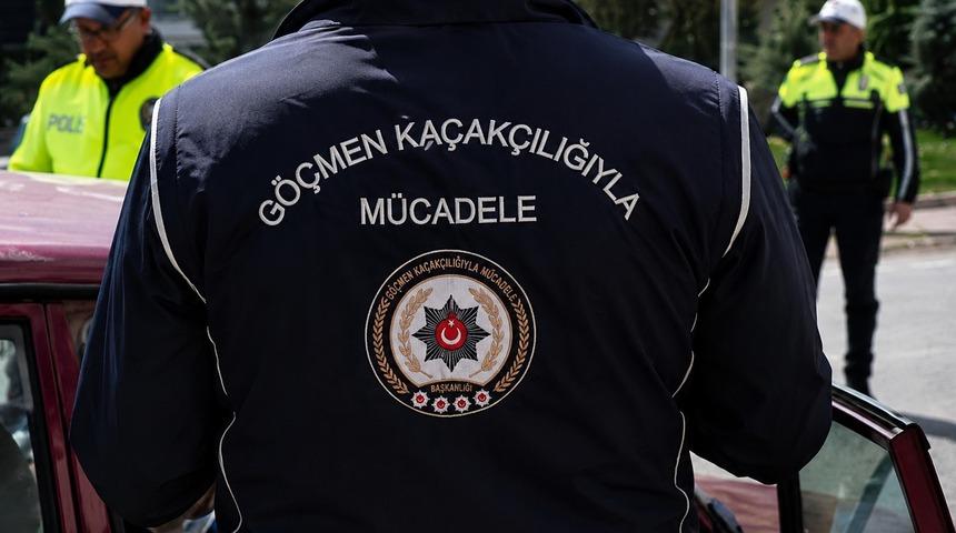 Kırşehir&rsquo;de 30 d&uuml;zensiz g&ouml;&ccedil;men yakalandı