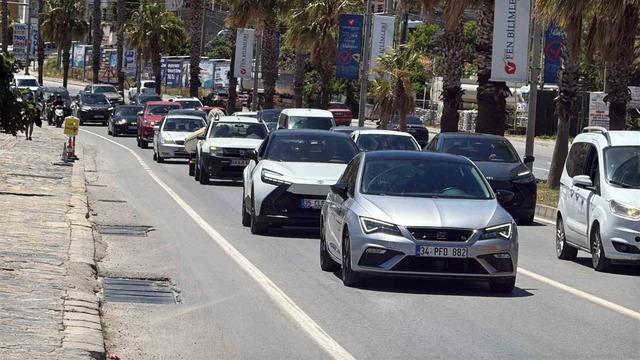 Bodrum&rsquo;da tatilini bitirenler d&ouml;n&uuml;şe ge&ccedil;ti 5