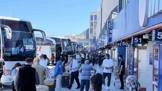 Bayram tatili dönüşleri başladı: 15 Temmuz Demokrasi Otogarı’nda yoğunluk yaşandı