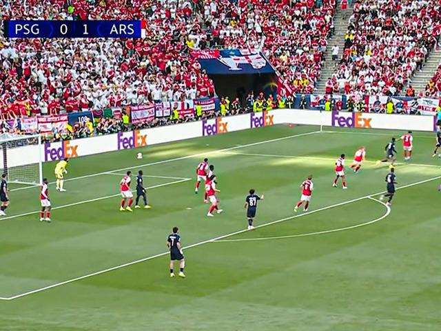 Şampiyonlar Ligi finalinde Arsenal duvarı! PSG sıfır &ccedil;ekti...