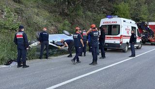 Bolu'da trafik kazaları! 10 yaralı