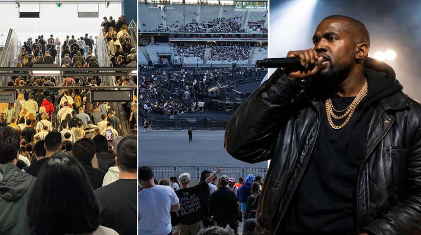İstanbul'da Kanye West izdihamı! Metro hattı kilitlendi, yaklaşık y&uuml;z bin kişi akın etti