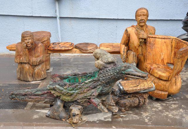 Eskişehir de Ahşap Heykel Festivali 2