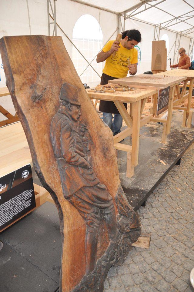 Eskişehir de Ahşap Heykel Festivali 3