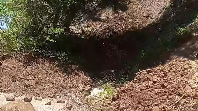 Osmaniye´de heyelan! Yayla yolu kapandı