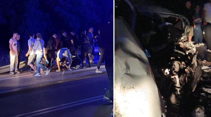 Burdur'da zincirleme kaza! Ortalık kan g&ouml;l&uuml;ne d&ouml;nd&uuml;: 3 &ouml;l&uuml;, 6 yaralı