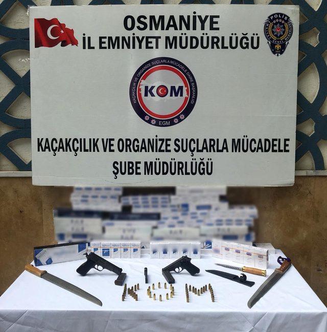 Osmaniye merkezli kaçak sigara operasyonu: 12 gözaltı