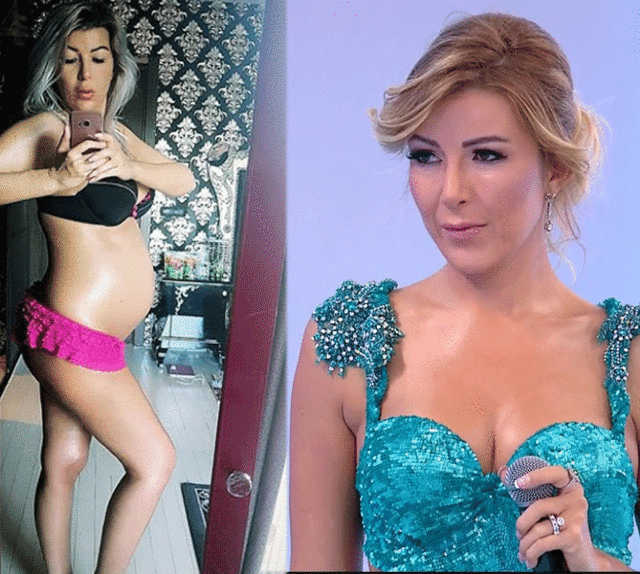 Karnı burnundaki Nazlı Hamarat ın videosu herkesi şaşırttı 1
