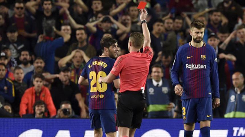 Sergi Roberto'ya 4 maç ceza verildi