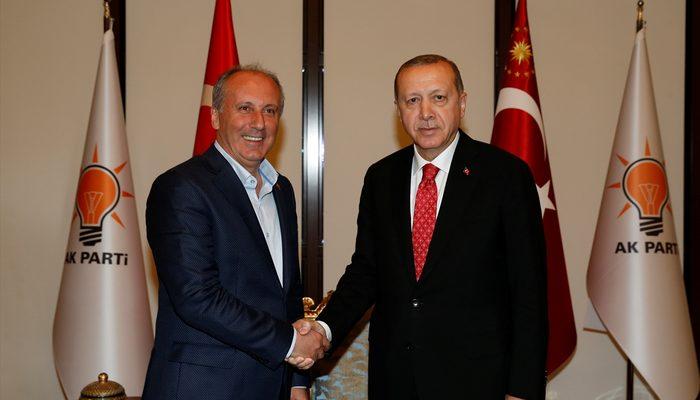 Cumhurbaşkanı Erdoğan, Muharrem İnce, görüşmesinde neler konuşuldu?