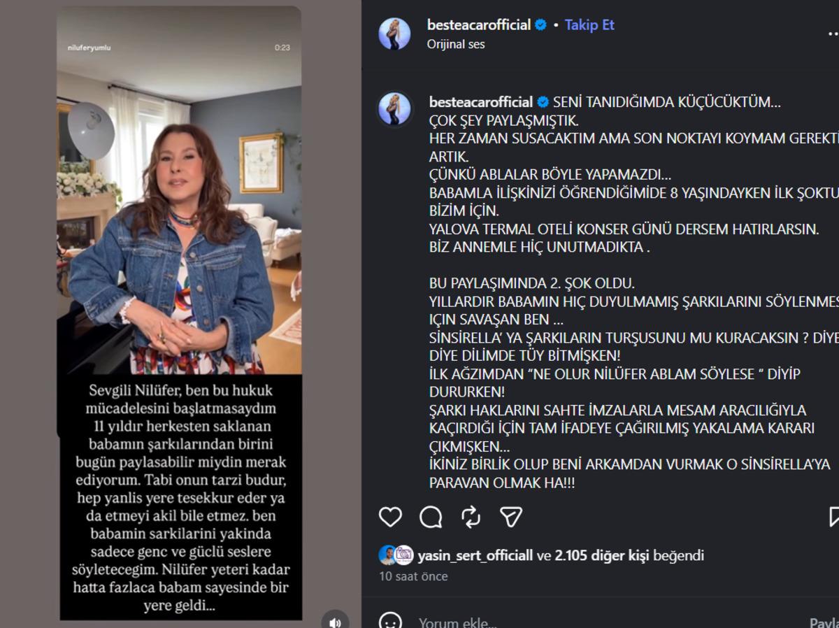 Kayahan ın kızı Beste Açar dan Nilüfer e sert sözler: Babamla ilişkinizi öğrendiğimde... 3