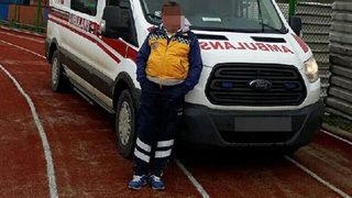 Ambulans sürücüsüne gizli fotoğraf çekiminden gözaltı