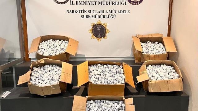 Samsun'da 225 bin uyuşturucu hap ele geçirildi