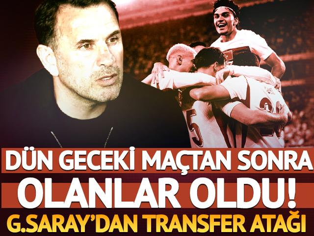 D&uuml;n geceki ma&ccedil;tan sonra olanlar oldu! Galatasaray vitesi y&uuml;kseltti: Can Uzun...