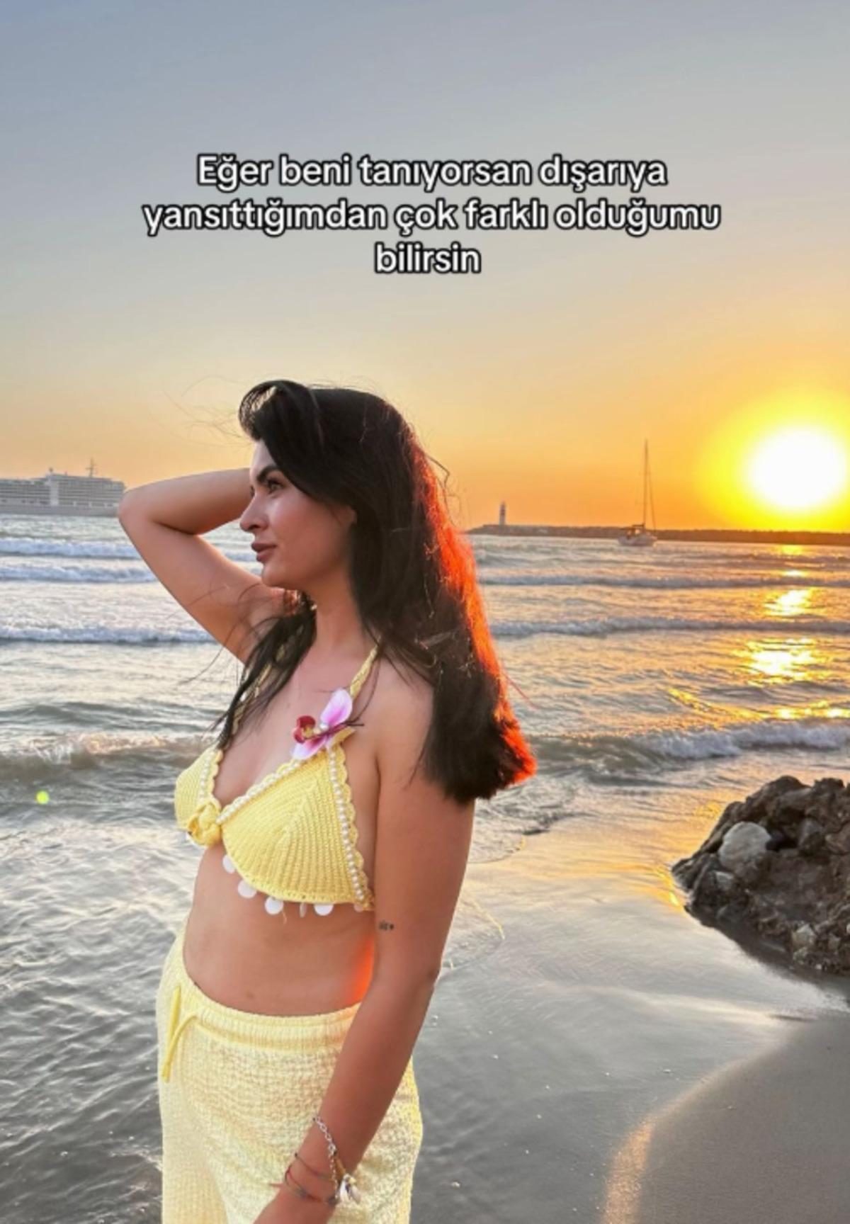 Gelin adayı Hanife d&uuml;ğ&uuml;n hazırlığı yaparken ayrılık haberi geldi! Bikinili paylaşımla g&ouml;nderme 3