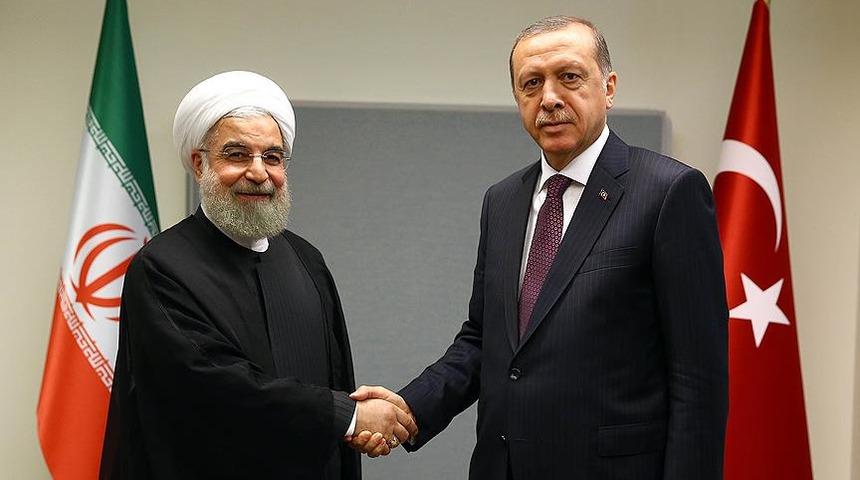 Erdoğan ve İran Cumhurbaşkanı Ruhani'den kritik görüşme