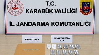 Karabük’te 241 uyuşturucu hap ele geçti