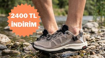 Islak ve kaygan zeminlerin hakimi: Salomon sandalette yılın indirimi