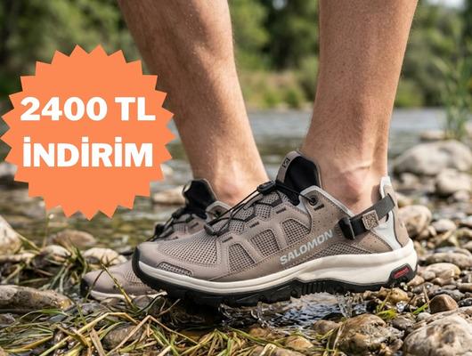 Islak ve kaygan zeminlerin hakimi: Salomon sandalette yılın indirimi