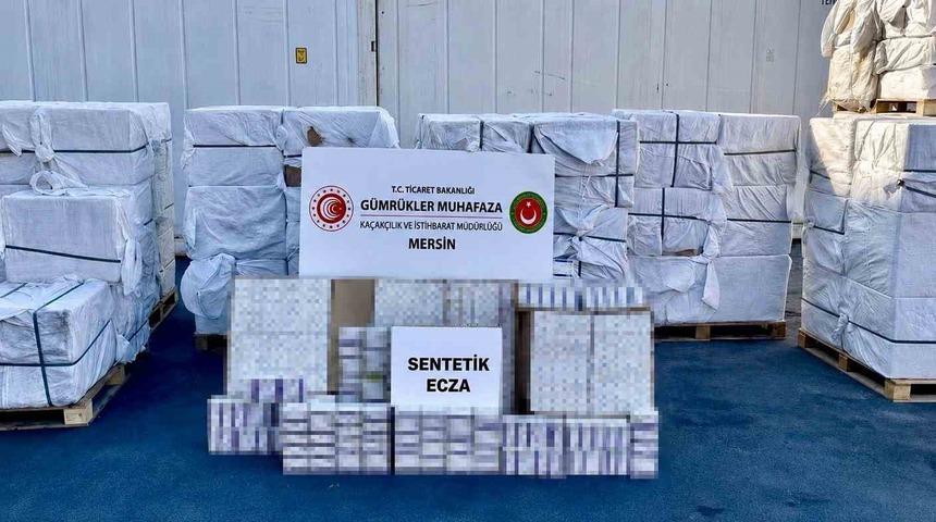Dev ila&ccedil; operasyonu: 4,9 milyar liralık kaps&uuml;l ele ge&ccedil;irildi