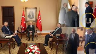 Elindeki dosyalar dikkat çekti! Bakanlar Çiftçi ve Gürlek'ten MHP lideri Bahçeli'ye ziyaret