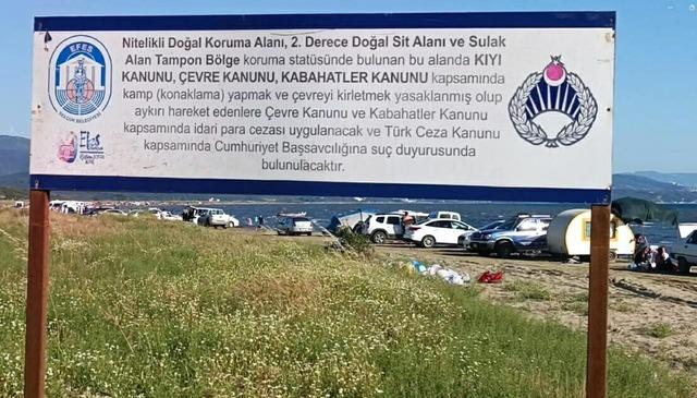Pamucak sahilindeki kıyı kumulları tehlikede 1