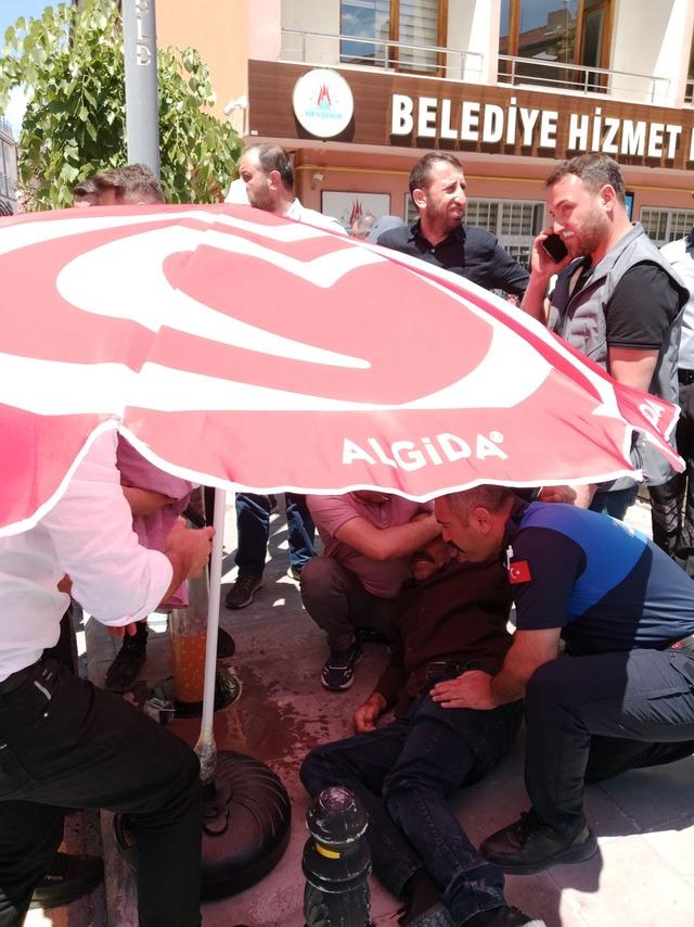 Nevşehir de  yol verme  kavgası! Esnafı yaralayan ş&uuml;pheli tutuklandı 4