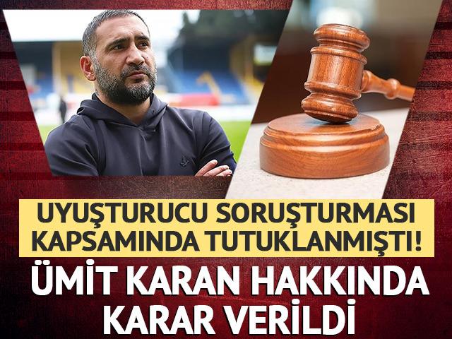 Uyuşturucu soruşturması kapsamında tutuklanan &Uuml;mit Karan tahliye edildi!