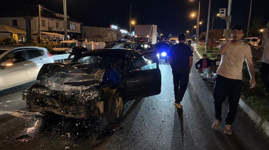 D&uuml;zce'de meydana gelen trafik kazasında 5 kişi yaralandı