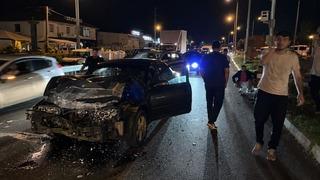 Düzce'de meydana gelen trafik kazasında 5 kişi yaralandı