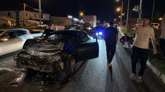 Düzce'de meydana gelen trafik kazasında 5 kişi yaralandı