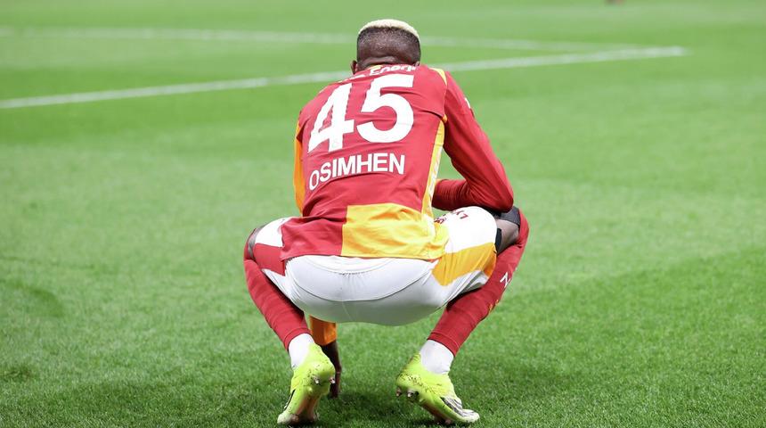 Galatasaray'da keyifleri ka&ccedil;ıran Victor Osimhen gelişmesi