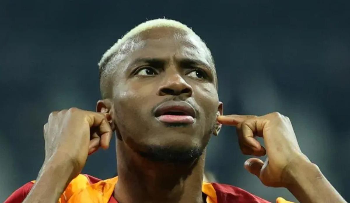 Galatasaray da keyifleri ka&ccedil;ıran Victor Osimhen gelişmesi 1