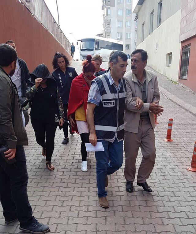 Kayseri'de fuhuş çetesine operasyon: 14 gözaltı