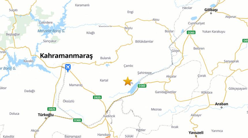 Son dakika! Kahramanmaraş'ta 4.4 b&uuml;y&uuml;kl&uuml;ğ&uuml;nde deprem