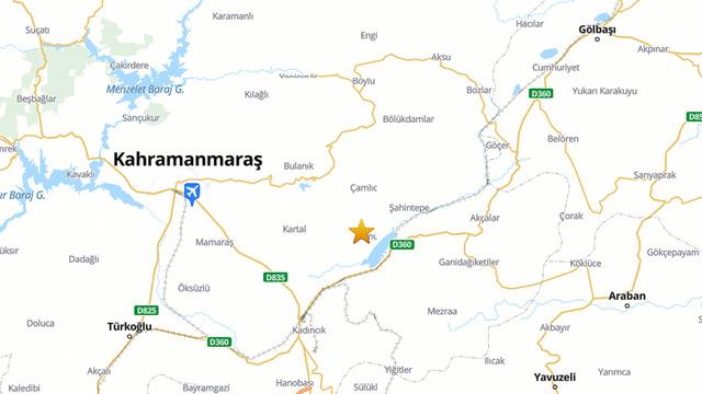 Son dakika! Kahramanmaraş'ta 4.4 b&uuml;y&uuml;kl&uuml;ğ&uuml;nde deprem