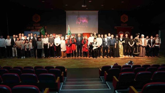 Düzce’de İstanbul’un fethi coşkuyla anıldı