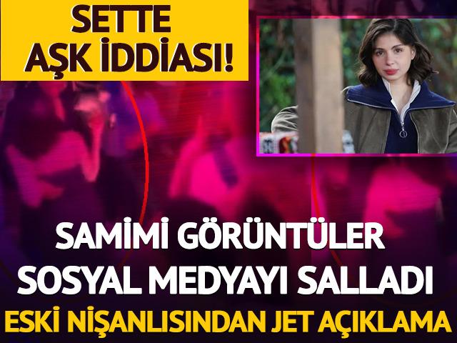 Samimi g&ouml;r&uuml;nt&uuml;ler olay oldu! Eski aşkı sessizliğini bozdu