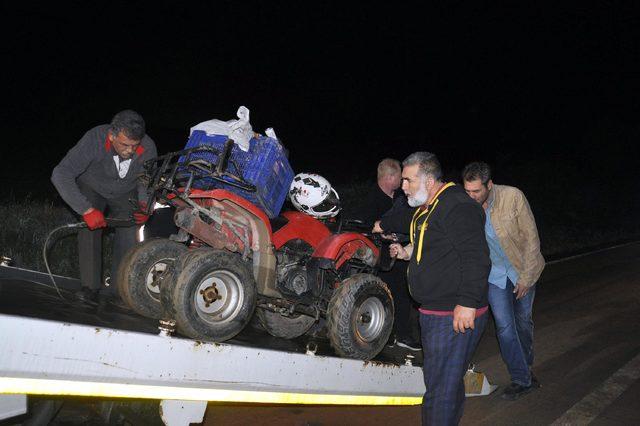 Devrilen ATV aracının sürücüsü öldü