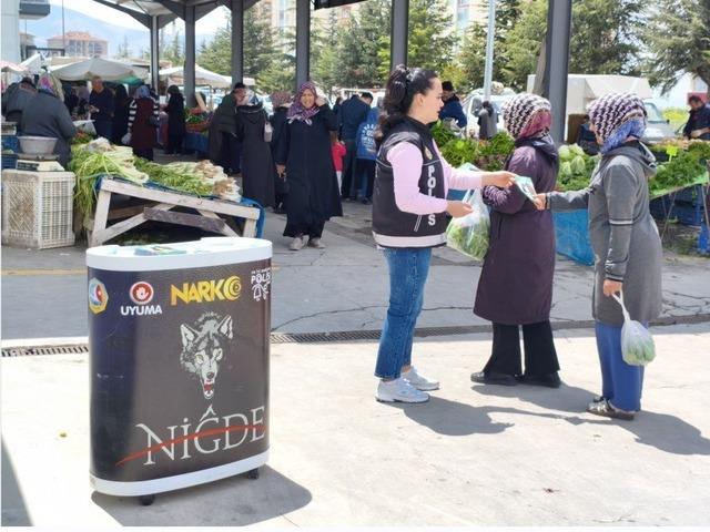 Niğde&rsquo;de uyuşturucuyla m&uuml;cadele kapsamında bin 406 vatandaşa bilgilendirme