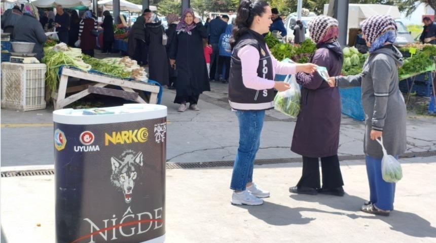 Niğde&rsquo;de uyuşturucuyla m&uuml;cadele kapsamında bin 406 vatandaşa bilgilendirme