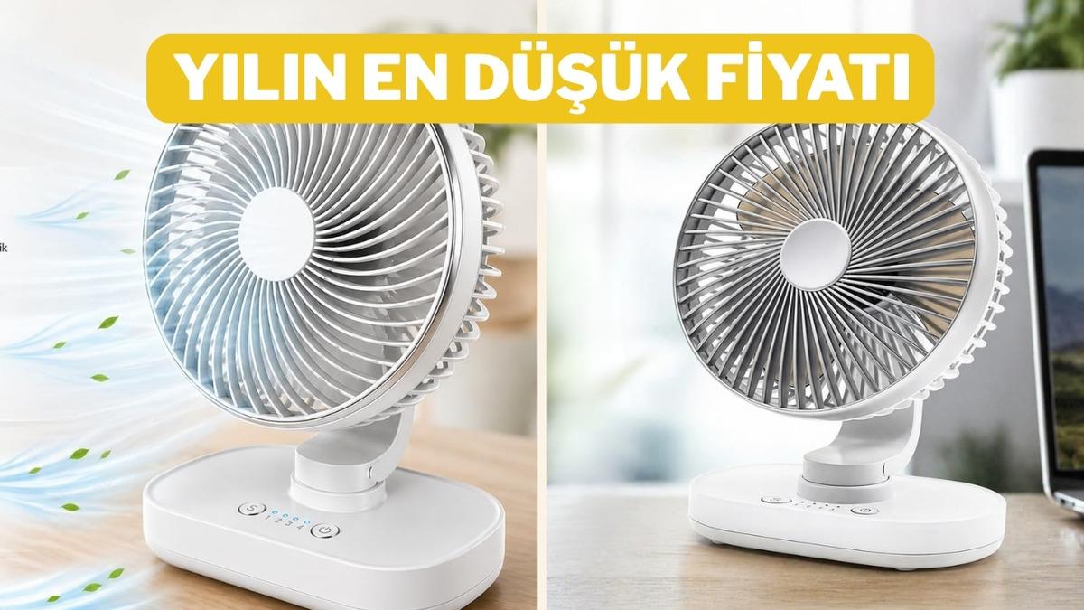 Yazın olmazsa olmazı masa üstü vantilatör indirimde!