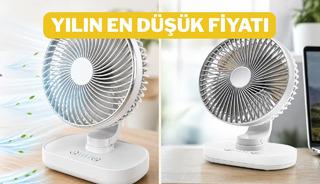 Yazın olmazsa olmazı masa &uuml;st&uuml; vantilat&ouml;r indirimde!