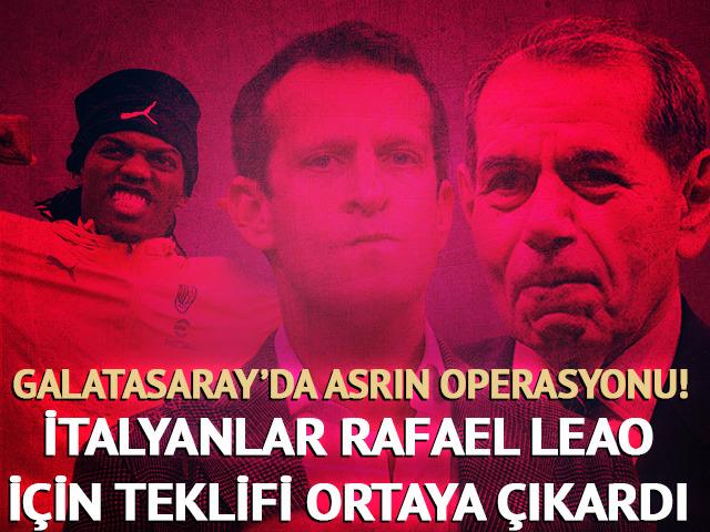 Galatasaray&rsquo;da asrın operasyonu! Rafael Leao i&ccedil;in teklif ortaya &ccedil;ıktı