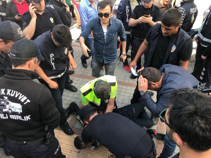 Muharrem İnce'nin Rize mitinginde kavga! Erdoğan pankartı açılınca olaylar çıktı G2